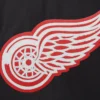 Detroit Red Wings Varsity Black Jacket 2