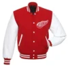 Detroit Red Wings Varsity Jacket Red
