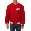Detroit Red Wings Wool Varsity Red Jacket