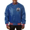 Edmonton Oilers Varsity Blue Jacket