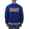 Edmonton Oilers Varsity Jacket 1