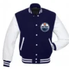 Edmonton Oilers Wool Varsity Jacket