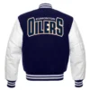 Edmonton Oilers Wool Varsity Jacket 2