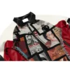 Eight Ball Classic Narco White and Red Men's Varsity Polyester Jacket