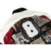 Eight Ball Narco White and Red Men's Varsity Polyester Jacket