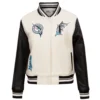 Florida Marlins Retro Classic Women’s Wool & Leather Varsity Jacket