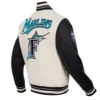 Florida Marlins Retro Classic Wool & Leather Varsity Jacket 3
