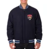 Florida Panthers Classic Rib Knitted Varsity Jacket