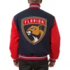 Florida Panthers Two Tone Jacket Navy Blue and Red 1