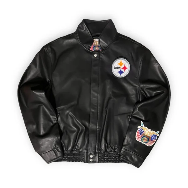 Full Black Jeff Hamilton Pittsburgh Steelers Jacket