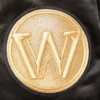 Golden State Warriors Black & Gold Full-Snap Satin Varsity Black Jacket 5