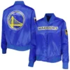 Golden State Warriors Classics Royal Blue Jacket 2