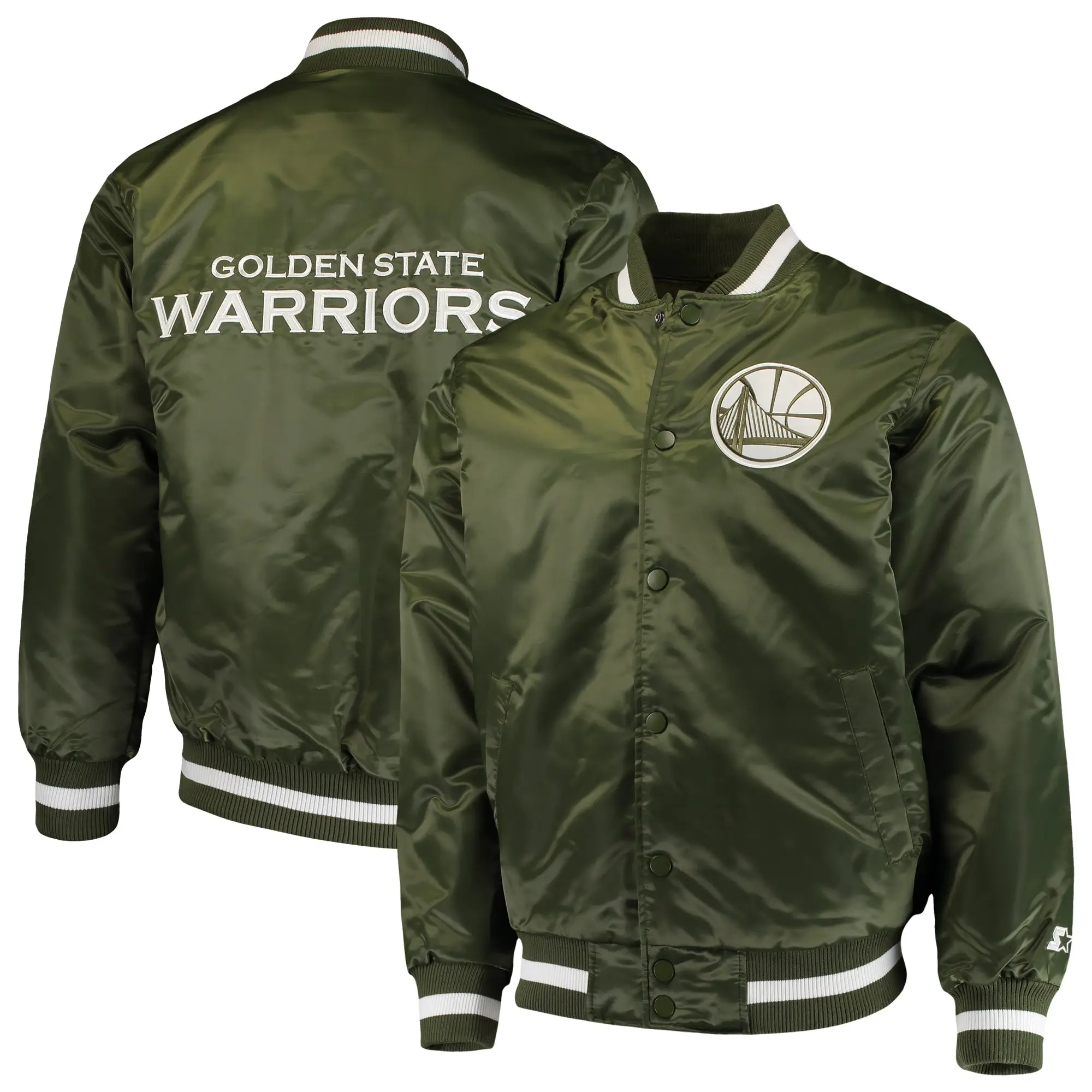 Golden State Warriors Green Jacket 4