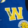 Golden State Warriors Hardwood Classics Team Legacy Varsity Jacket 3
