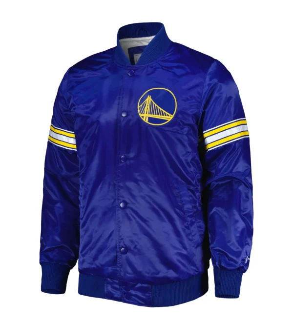 Golden State Warriors Royal Blue Varsity Jacket
