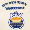 Golden State Warriors Retro Classic Full-Snap Satin Varsity Jacket 5