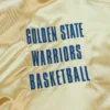 Golden State Warriors Team OG 2.0 Satin Full-Zip Varsity Gold Jacket 3