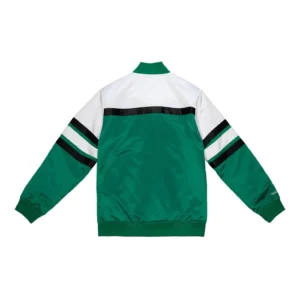 Green Boston Celtics Special Script Varsity Jacket 1