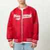 Harvard Crimson A-Game Red Varsity Jacket 2