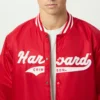 Harvard Crimson A-Game Red Varsity Jacket 4