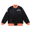 Heavyweight Full-Snap Satin Black Jacket San Francisco Giants