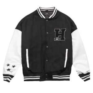 Homme Vancouver Logo Black and White Jacket