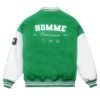 Homme Vancouver Logo Green Varsity Jacket 1