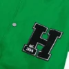 Homme Vancouver Logo Green Varsity Jacket 2