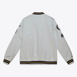 Houston Astros City Collection White Satin Varsity Jacket 1