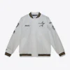 Houston Astros City Collection White Satin Varsity Jacket