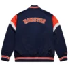 Houston Astros Cooperstown Heavyweight Full-Snap Satin Varsity Jacket 1