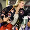 Houston Astros Kate Upton MA-1 Victory Parade Bomber Varsity Jacket