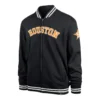 Houston Astros Pack Pro Camden Full-Zip Track Varsity Navy Jacket