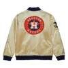 Houston Astros Team OG 2.0 Satin Full-Zip Varsity Gold Jacket 1