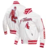 Houston Rockets City Edition Full-Snap White Satin Varsity Jacket 5