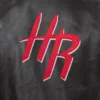 Houston Rockets Full Leather Black Varsity Jacket 2
