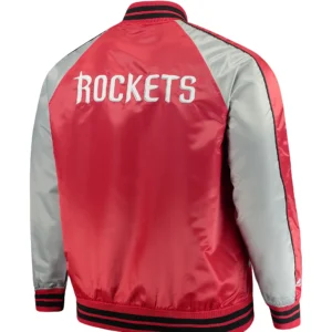 Houston Rockets Red Majestic Big & Tall Jacket 1