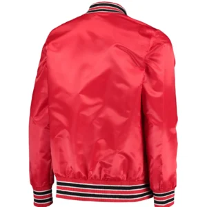 Houston Rockets Red The Diamond Varsity Jacket 1
