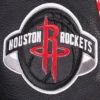 Houston Rockets Retro Classic Wool & Leather Varsity RedBlack Jacket 6