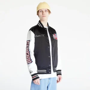 Black Houston Rockets Team Origins Varsity Jacket