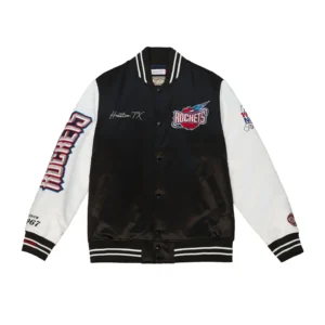 Houston Rockets Team Origins Black Varsity Jacket