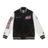 Houston Rockets Team Origins Black Varsity Jacket 4
