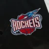 Houston Rockets Team Origins Black Varsity Jacket 6
