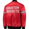 Houston Rockets The Draft Pick & Roll Red Varsity Jacket 1