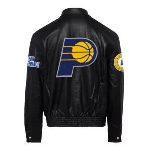 Indiana Pacers Jeff Hamilton Black Jacket 1