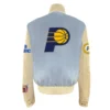 Indiana Pacers Old English Blue Wool Varsity Jacket 1