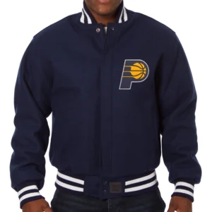 Indiana Pacers One Color Varsity Navy Blue Jacket