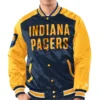 Indiana Pacers Renegade Varsity Navy Blue Jacket