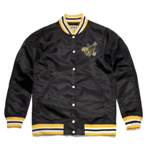 Iowa Hawkeyes Logo Black Varsity Jacket