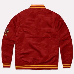 Iowa State Cyclones Script Burgundy Varsity Jacket 1